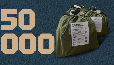 Військові шпиталі отримали перші партії гігієнічних наборів “пакунку пораненого”