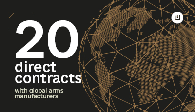 The Defense Procurement Agency of the Ministry of Defense has signed more than 20 direct contracts with global arms manufacturers.